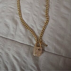 Coach Gold plated chain.